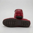 Mocassim Driver de Camurça Maranello Red