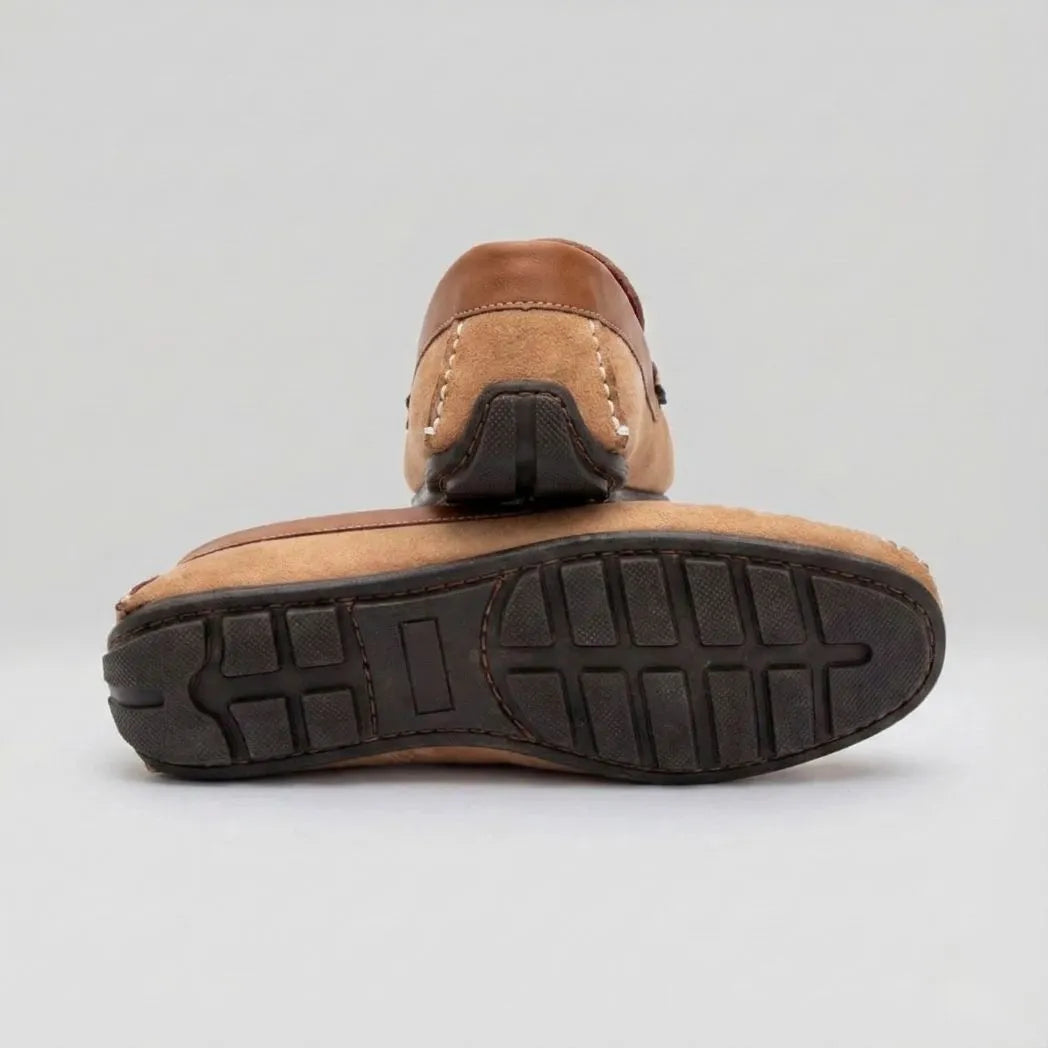 Mocassim Driver de Camurça Náutico