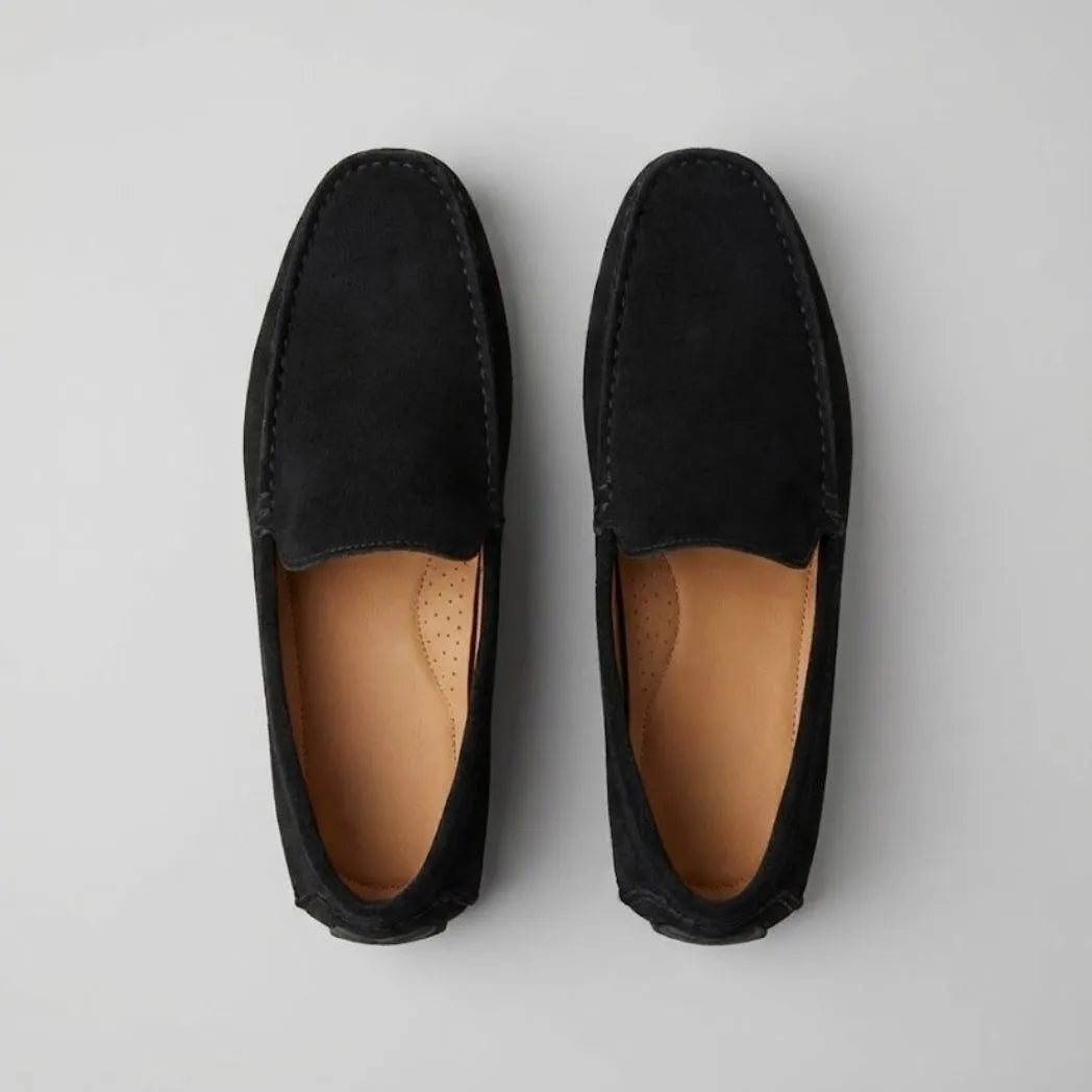 Mocassim Driver de Couro Capri Nero