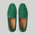 Mocassim Driver de Couro Capri Nero Verde