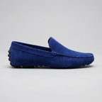 Mocassim Driver de Couro Capri Nero Azul