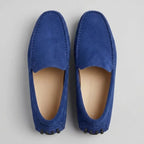 Mocassim Driver de Couro Capri Nero Azul