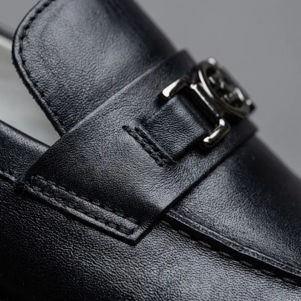 Mocassim Loafer Londres de Couro All-Black