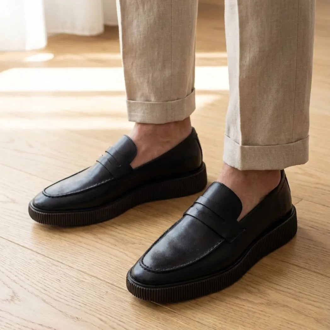 Mocassim Loafer Londres de Couro