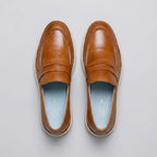 Mocassim Loafer Londres de Couro Marrom
