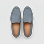 Mocassim Loafer de Camurça Vanguard Cinza