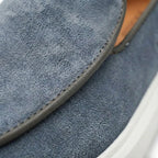 Mocassim Loafer de Camurça Vanguard Cinza