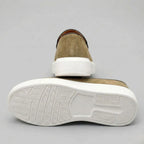 Mocassim Loafer de Camurça Vanguard Bege