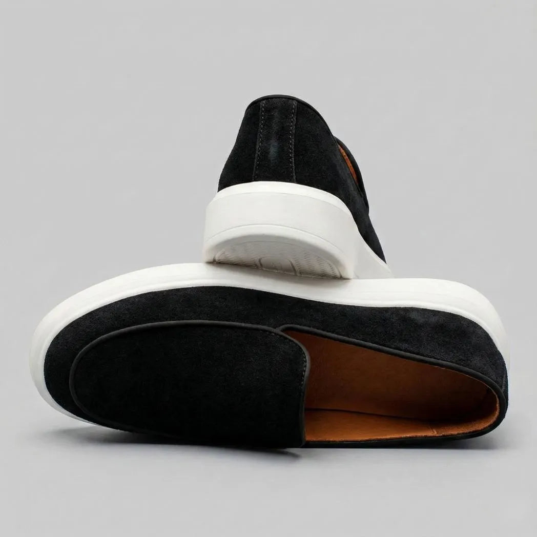 Mocassim Loafer de Camurça Vanguard Preto