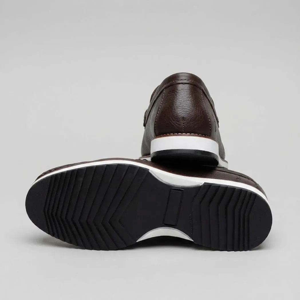 Mocassim Loafer de Couro Berlin Edição Limitada X-20 Marrom