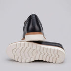 Mocassim Loafer de Couro Napoli Preto