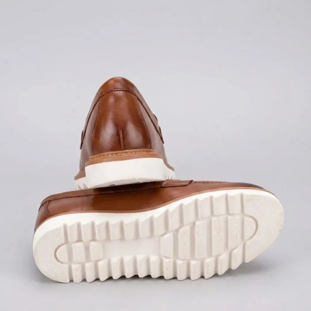Mocassim Loafer de Couro Napoli