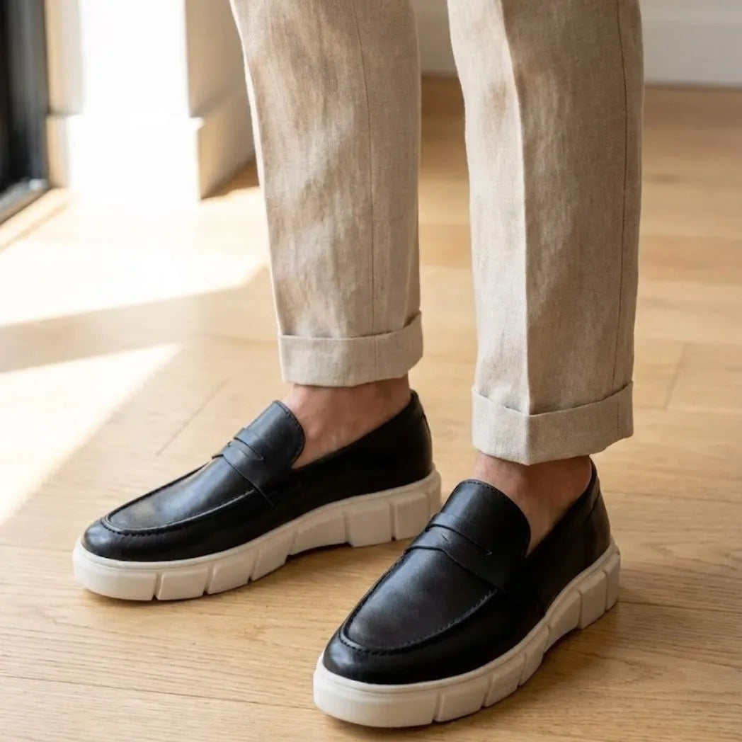 Mocassim Lunar Tratorado Preto