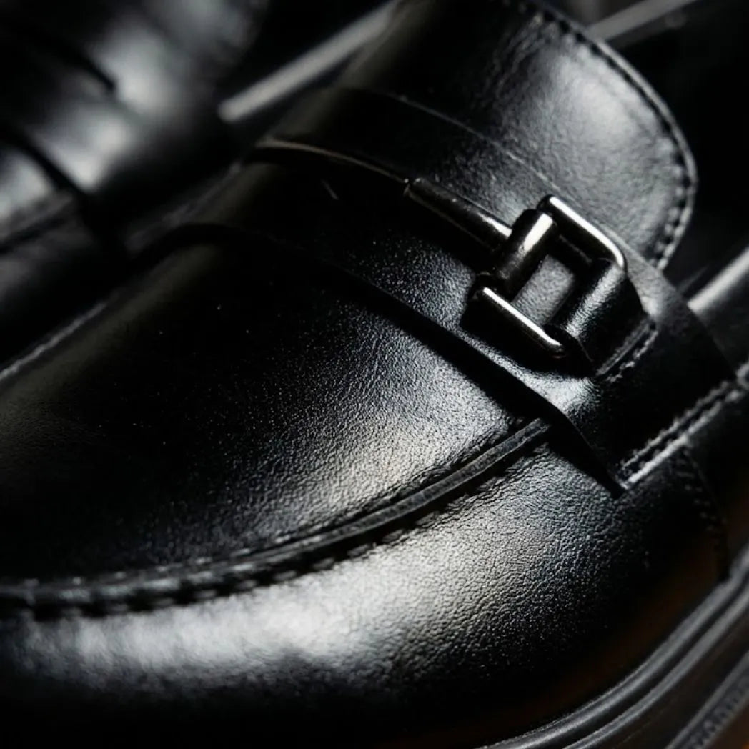 Mocassim Masculino Costurado Piettro Preto