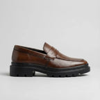 Mocassim Masculino Costurado Piettro Marrom