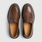 Mocassim Masculino Costurado Piettro Marrom