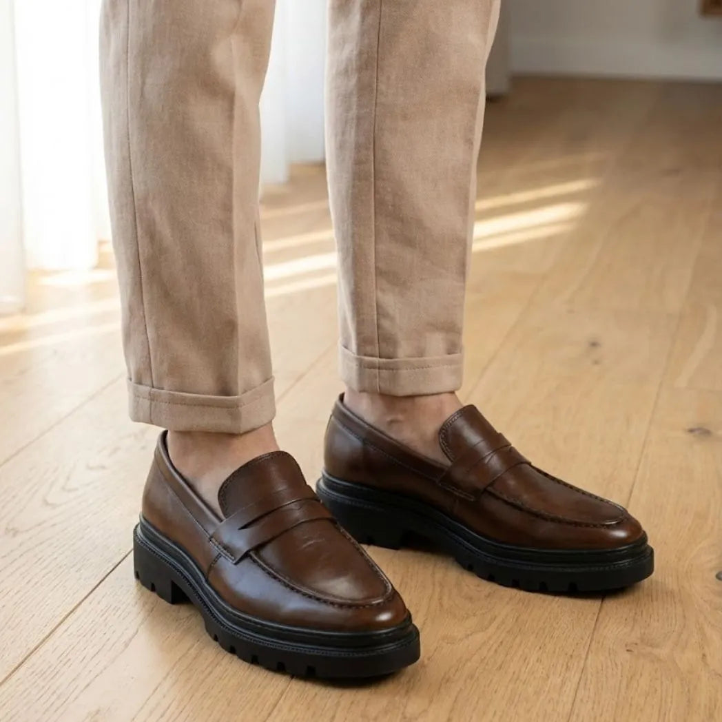 Mocassim Masculino Costurado Piettro
