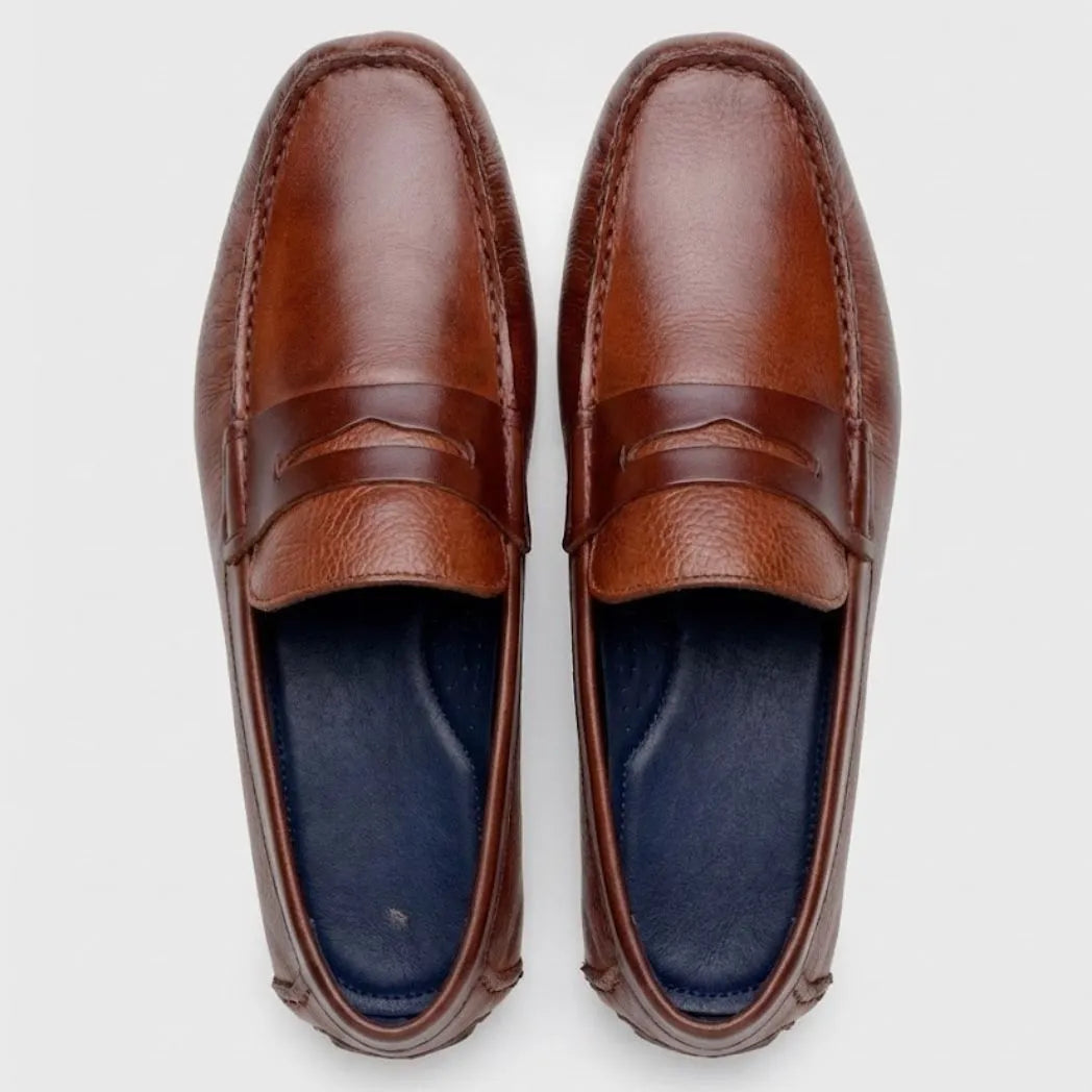 Mocassim Masculino Driver de Couro
