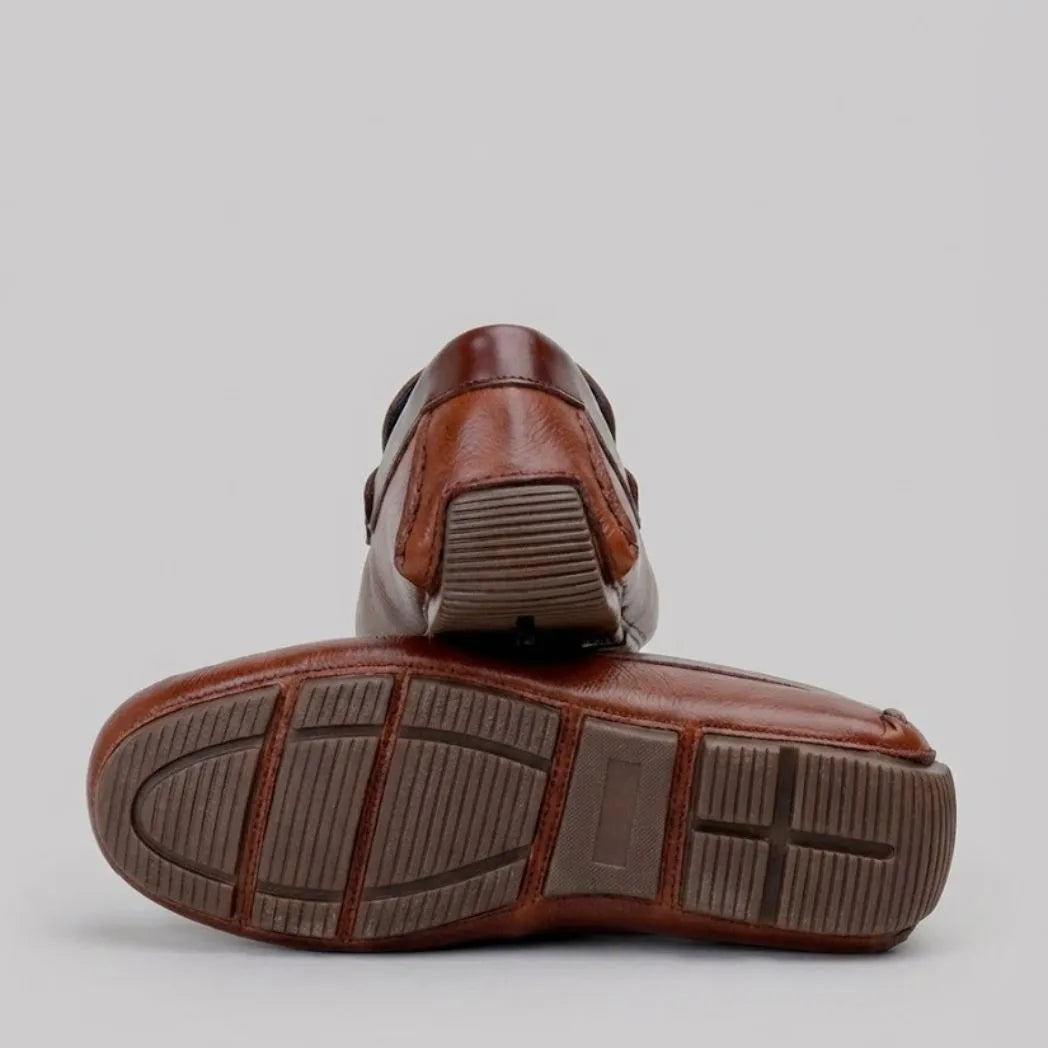 Mocassim Masculino Driver de Couro