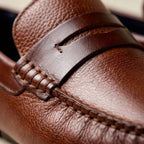 Mocassim Masculino Driver de Couro Marrom