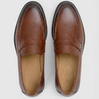 Mocassim Masculino Genova Loafer Couro Marrom