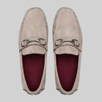Mocassim Milano Driver Branco com Fivela