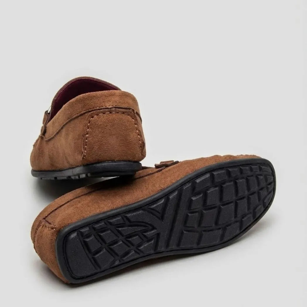 Mocassim Milano Driver Marrom com Fivela