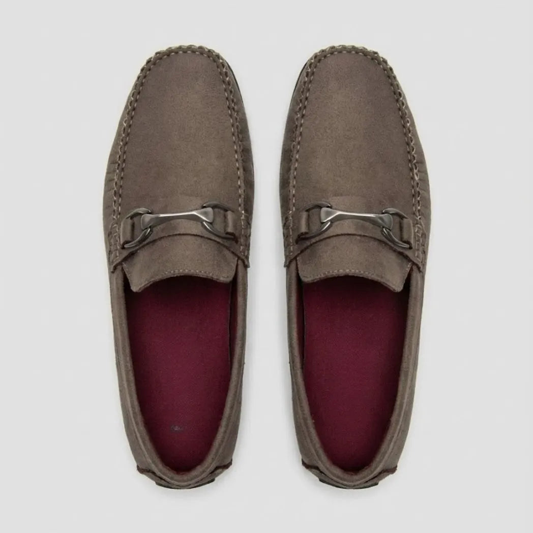 Mocassim Milano Driver Verde com Fivela