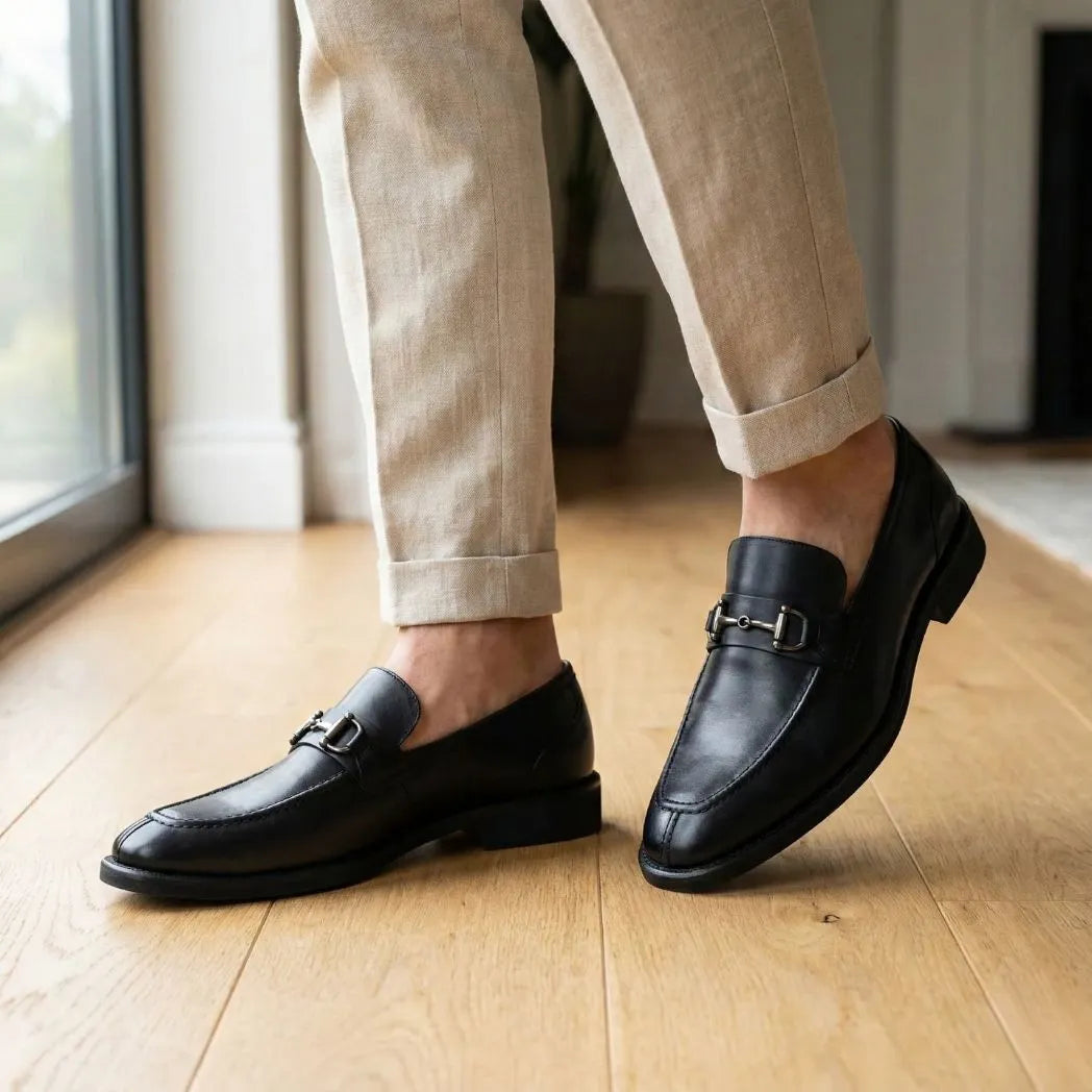 Mocassim Nero Rebel com Fivela
