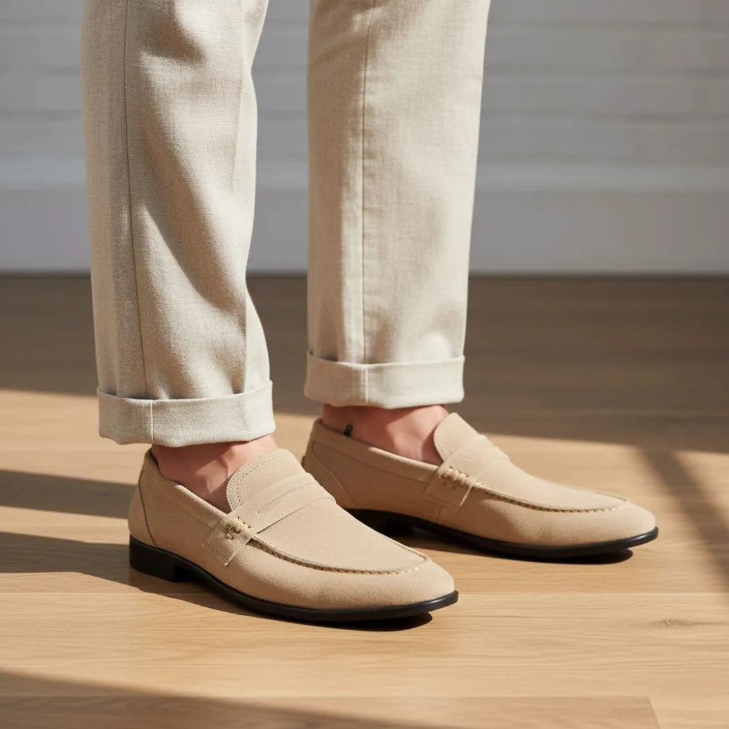 Mocassim Penny Loafer Milano Cognac