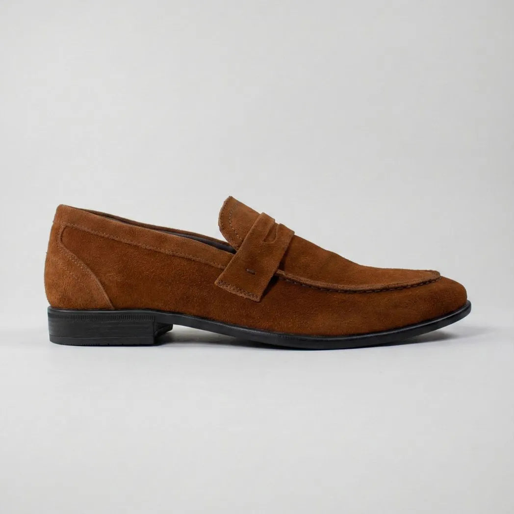 Mocassim Penny Loafer Milano Cognac Marrom