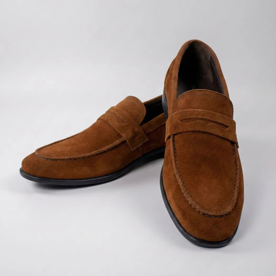 Mocassim Penny Loafer Milano Cognac