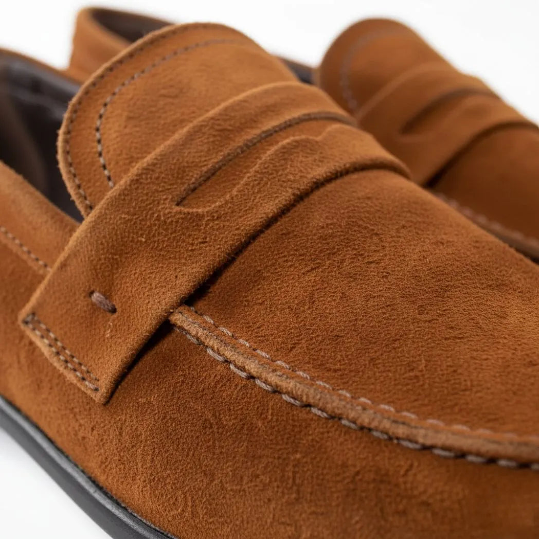 Mocassim Penny Loafer Milano Cognac