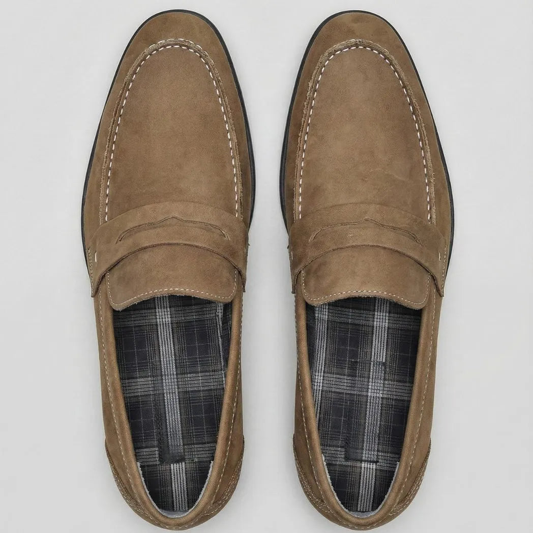Mocassim Penny Loafer Milano Cognac