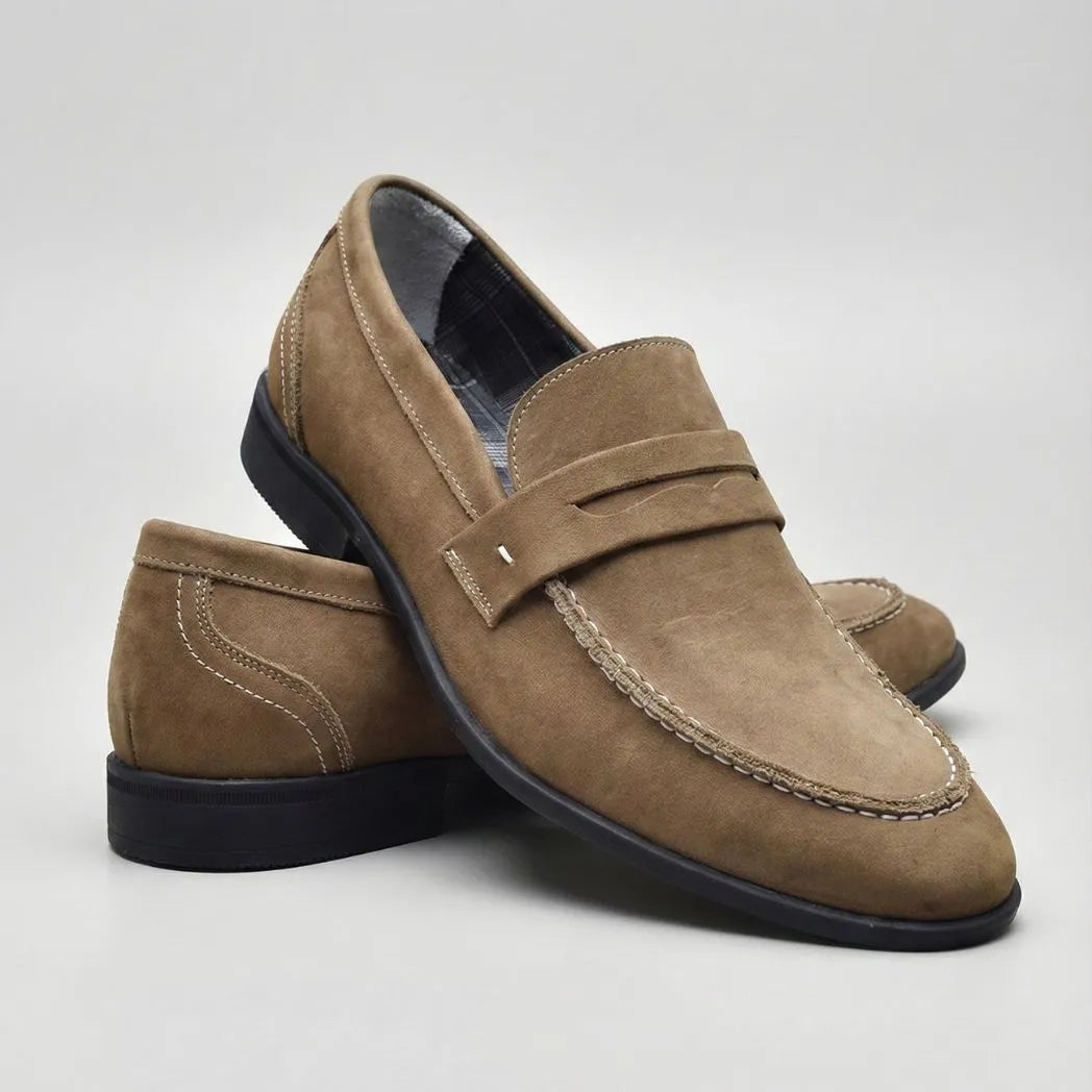 Mocassim Penny Loafer Milano Cognac Mocha