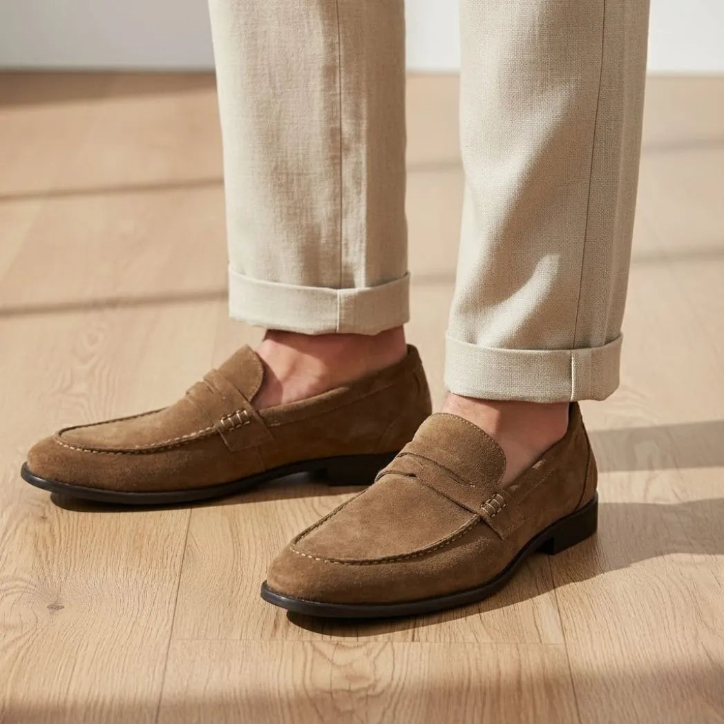 Mocassim Penny Loafer Milano Cognac