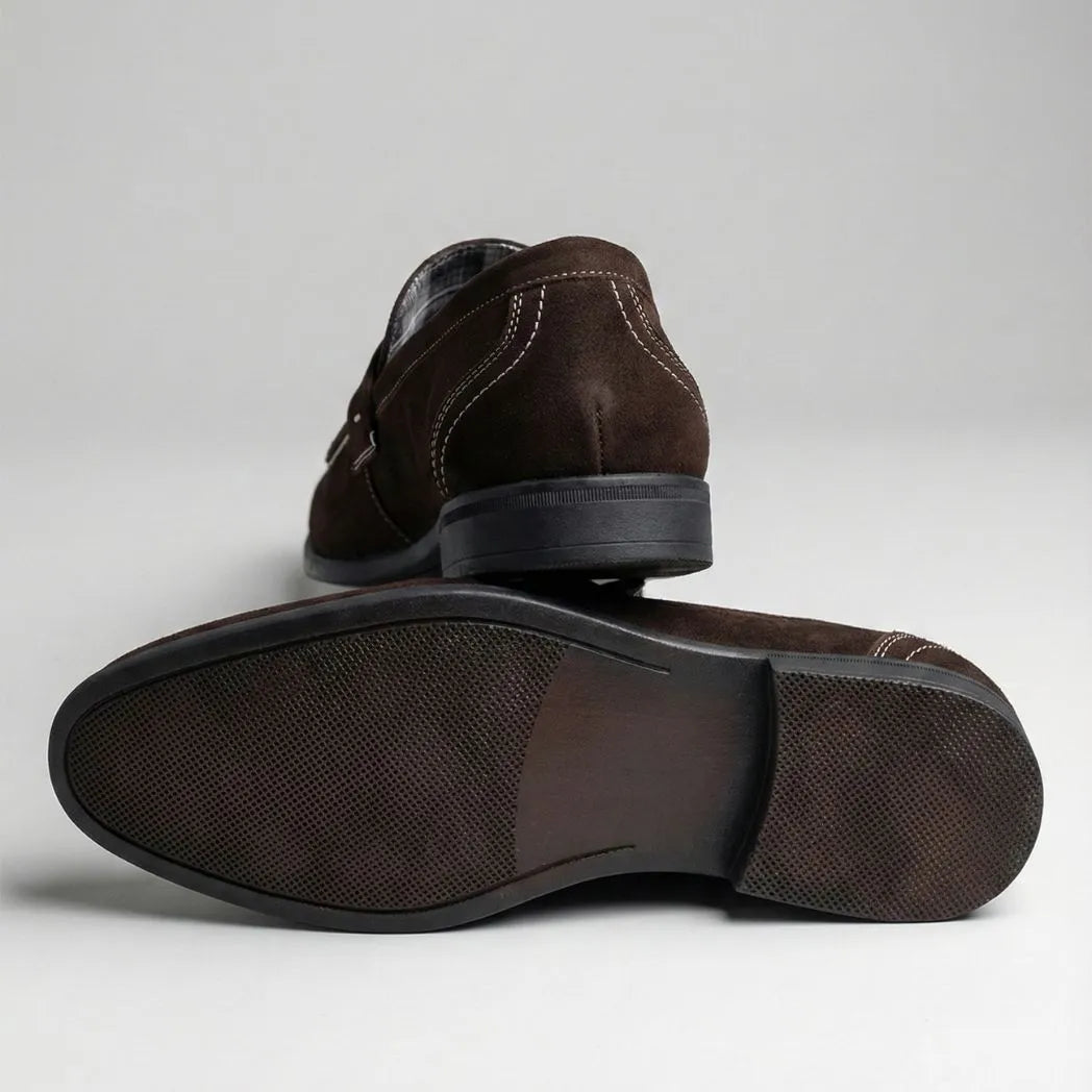 Mocassim Penny Loafer Milano Cognac Marrom Escuro