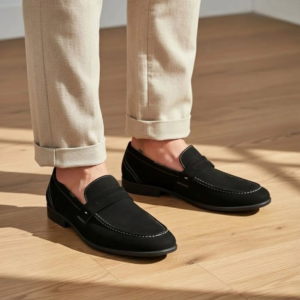 Mocassim Penny Loafer Milano Cognac