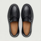 Mocassim Plataform Preto com Fivela
