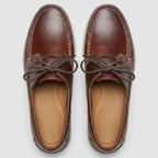 Mocassim Sider de Couro Marrom