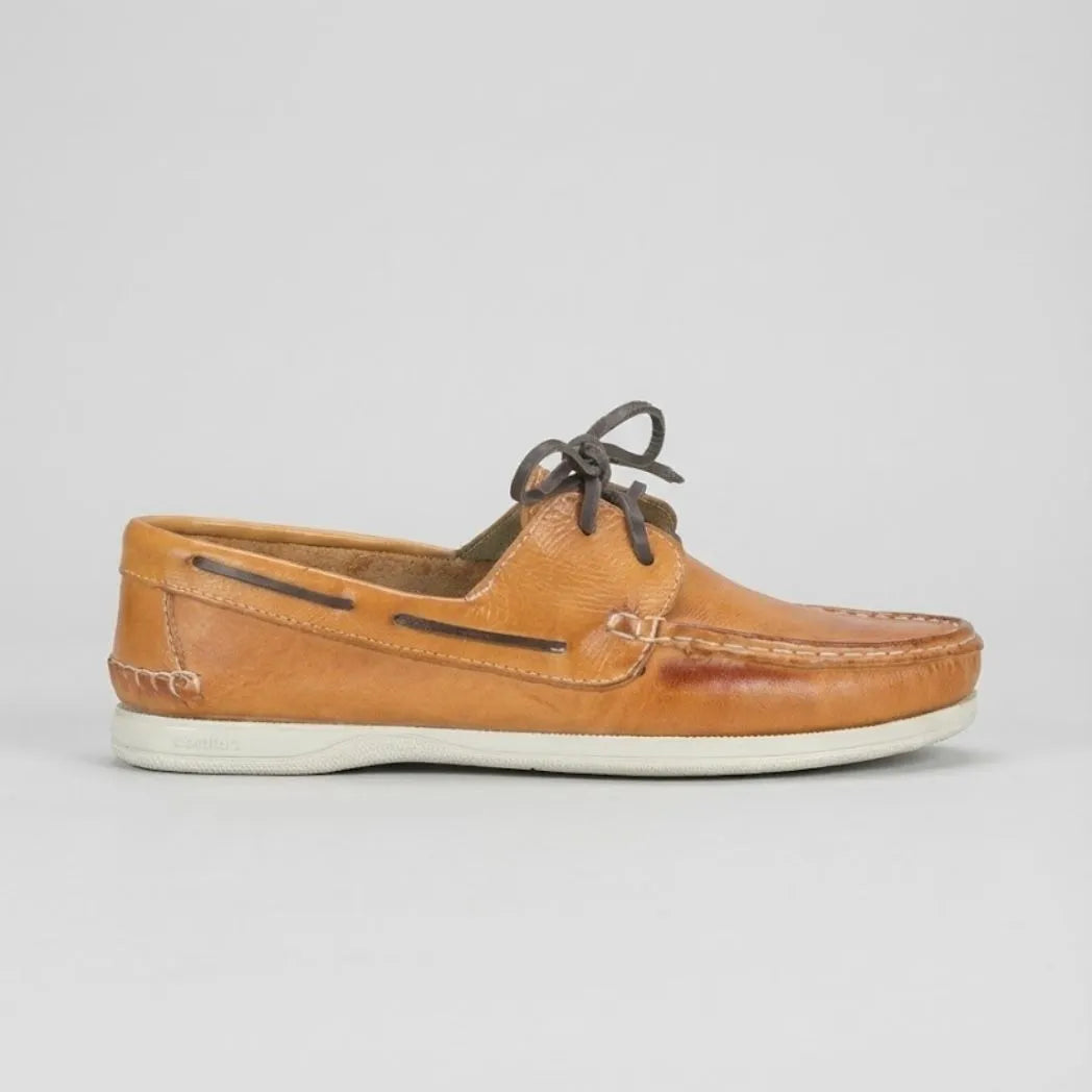 Mocassim Sider de Couro