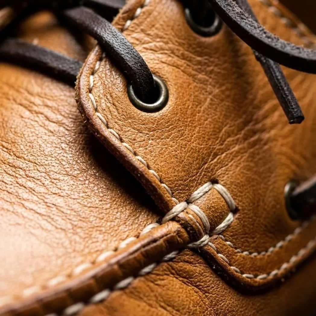 Mocassim Sider de Couro Bege