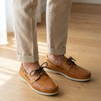 Mocassim Sider de Couro