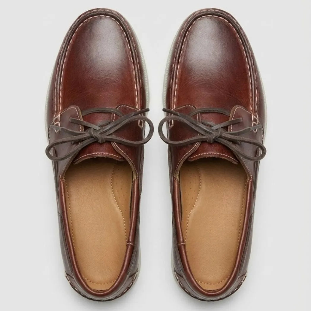 Mocassim Sider de Couro