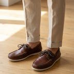 Mocassim Sider de Couro