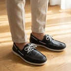 Mocassim Sider de Couro