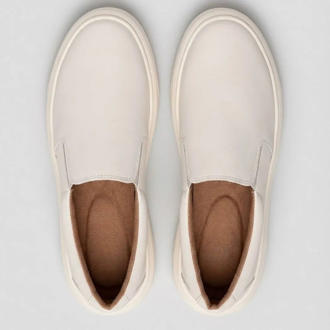 Mocassim Slip On Casual de Couro