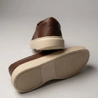 Mocassim Slip On Casual de Couro