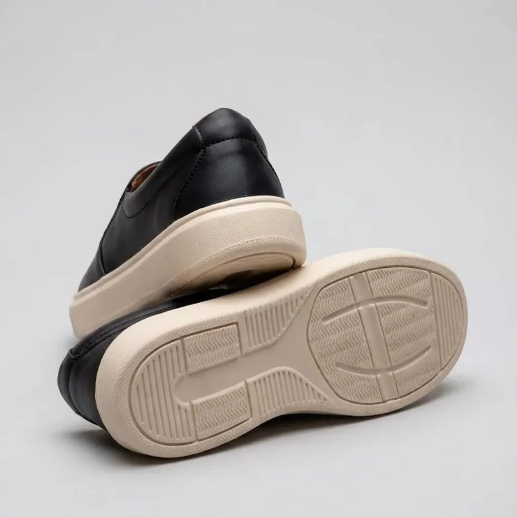 Mocassim Slip On Casual de Couro