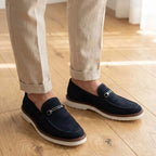Mocassim Suede Tratorado de Camurça